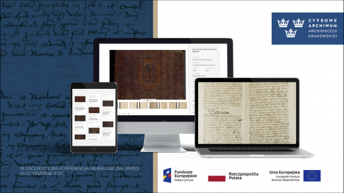Zdjęcie tytułowe - Cyfrowe Archiwum Archidiecezji Krakowskiej na konferencji w Brzegu