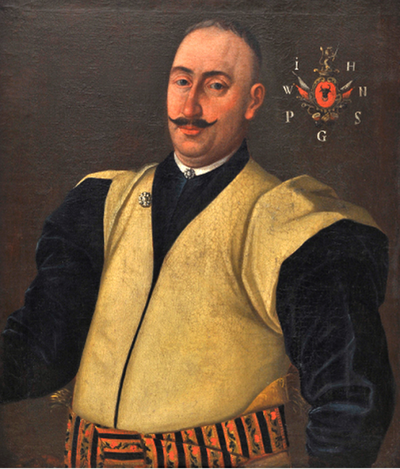 Portret Jakuba Aleksego Hadziewicza autorstwa Macieja Muszyńskiego (domena publiczna)