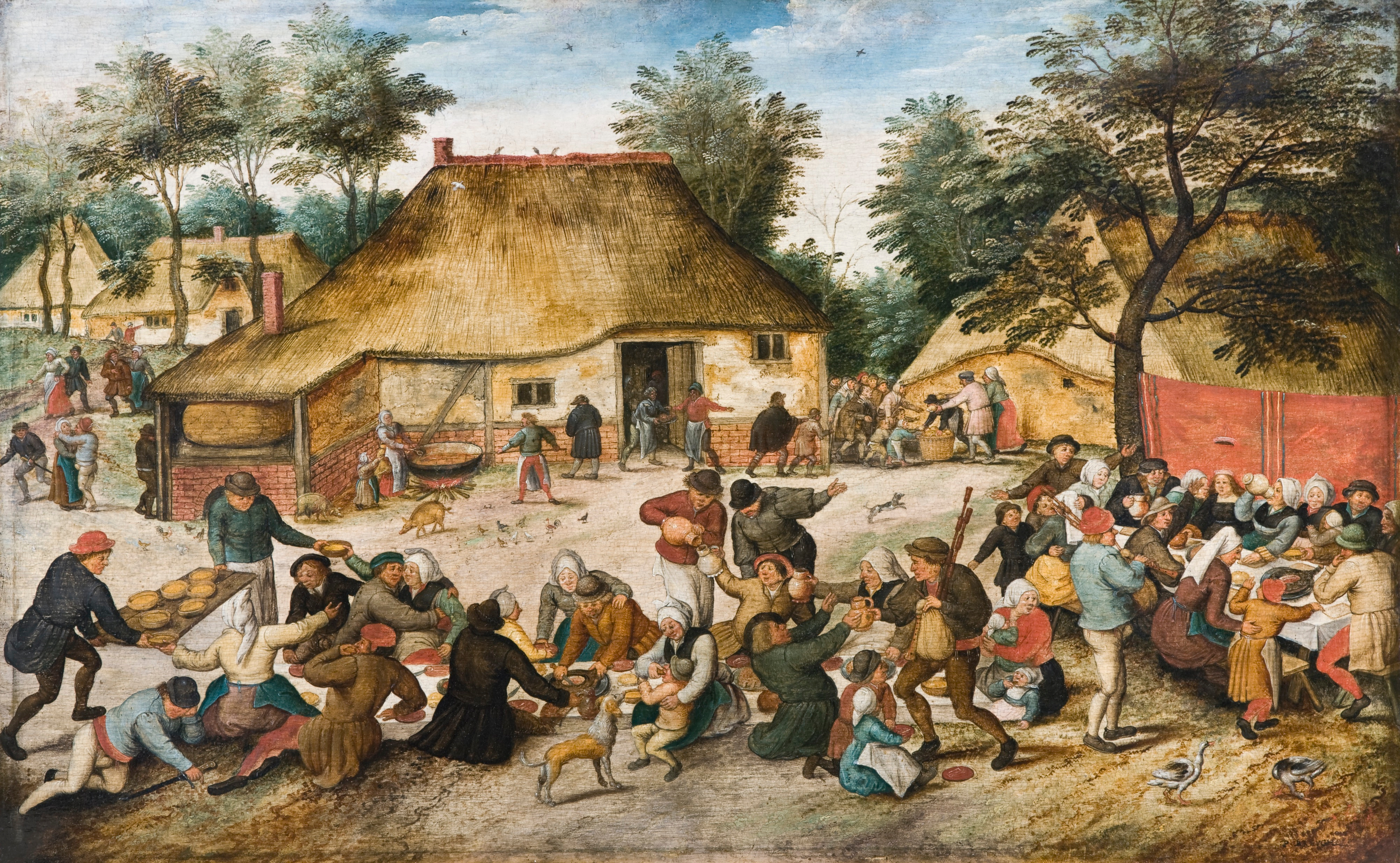 Jan Breughel, Wiejskie wesele